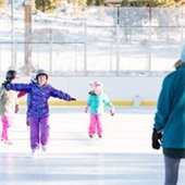 Skating Lesson Photo