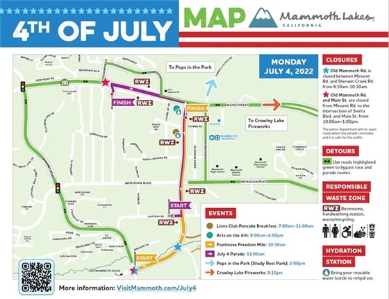 Fourth of July in Mammoth Lakes 