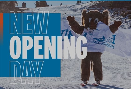 Mammoth Opens Saturday!