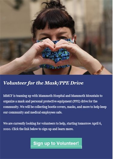 Mammoth Lakes PPE Drive Image