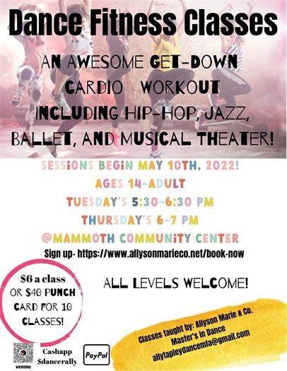 Dance Fitness Class Flyer