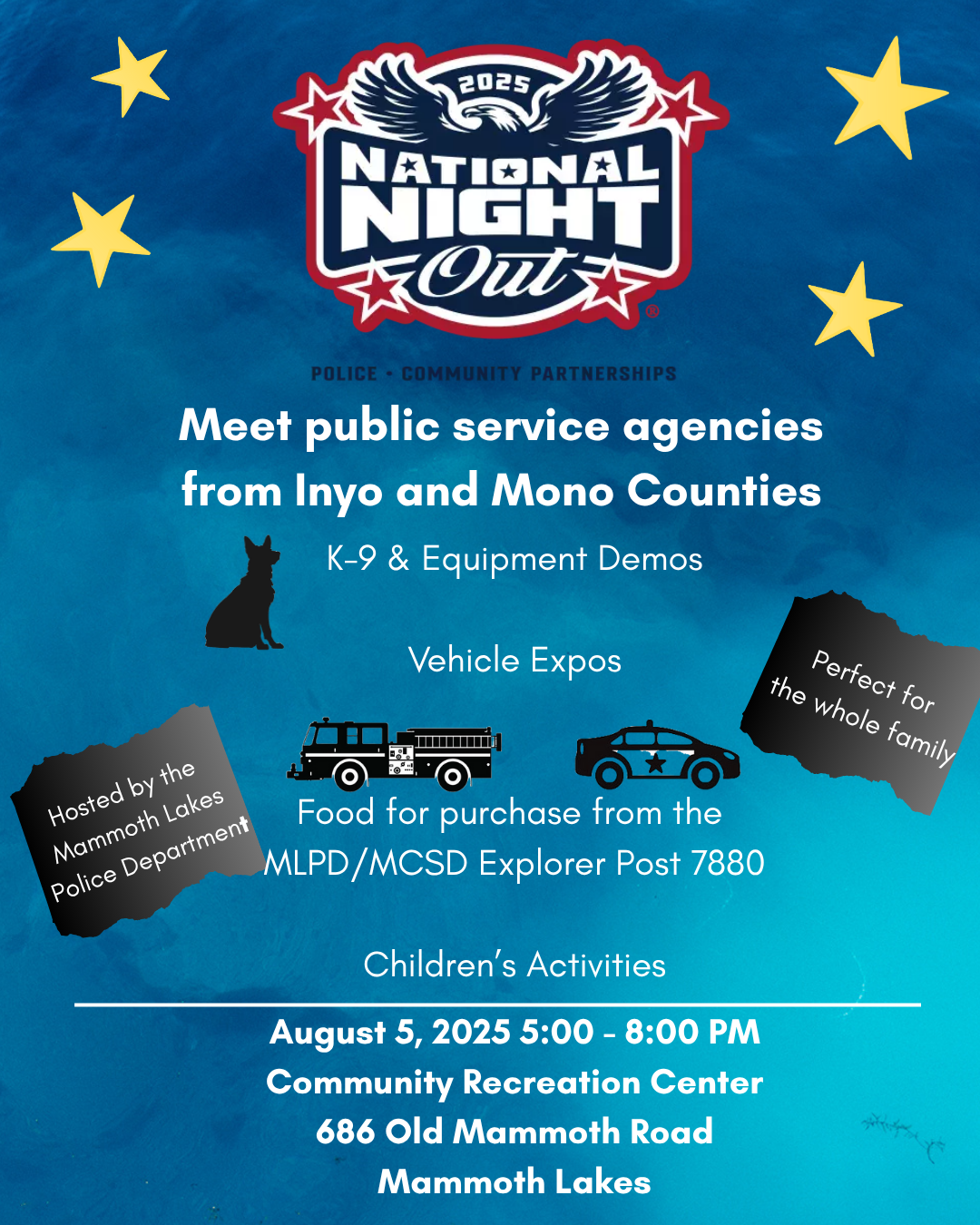 Flyer with Info about National Night Out